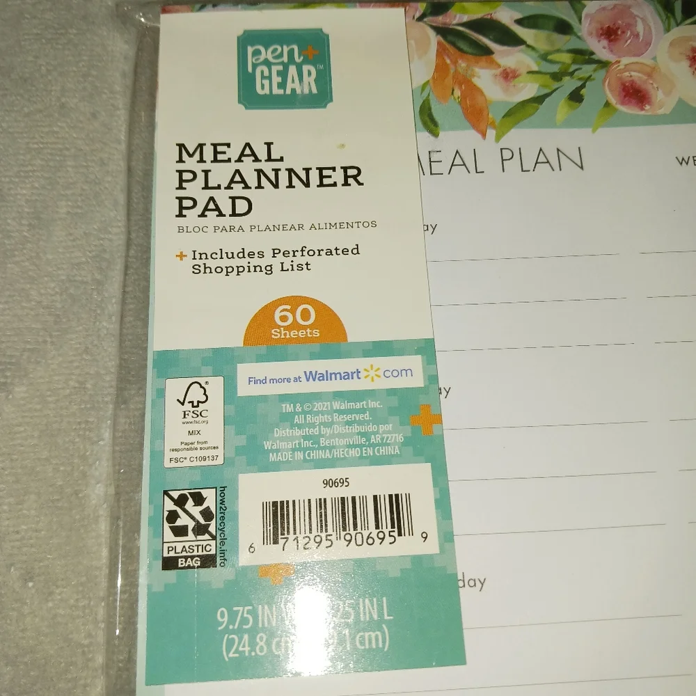 NEW! Meal Planning Magnetic Pad